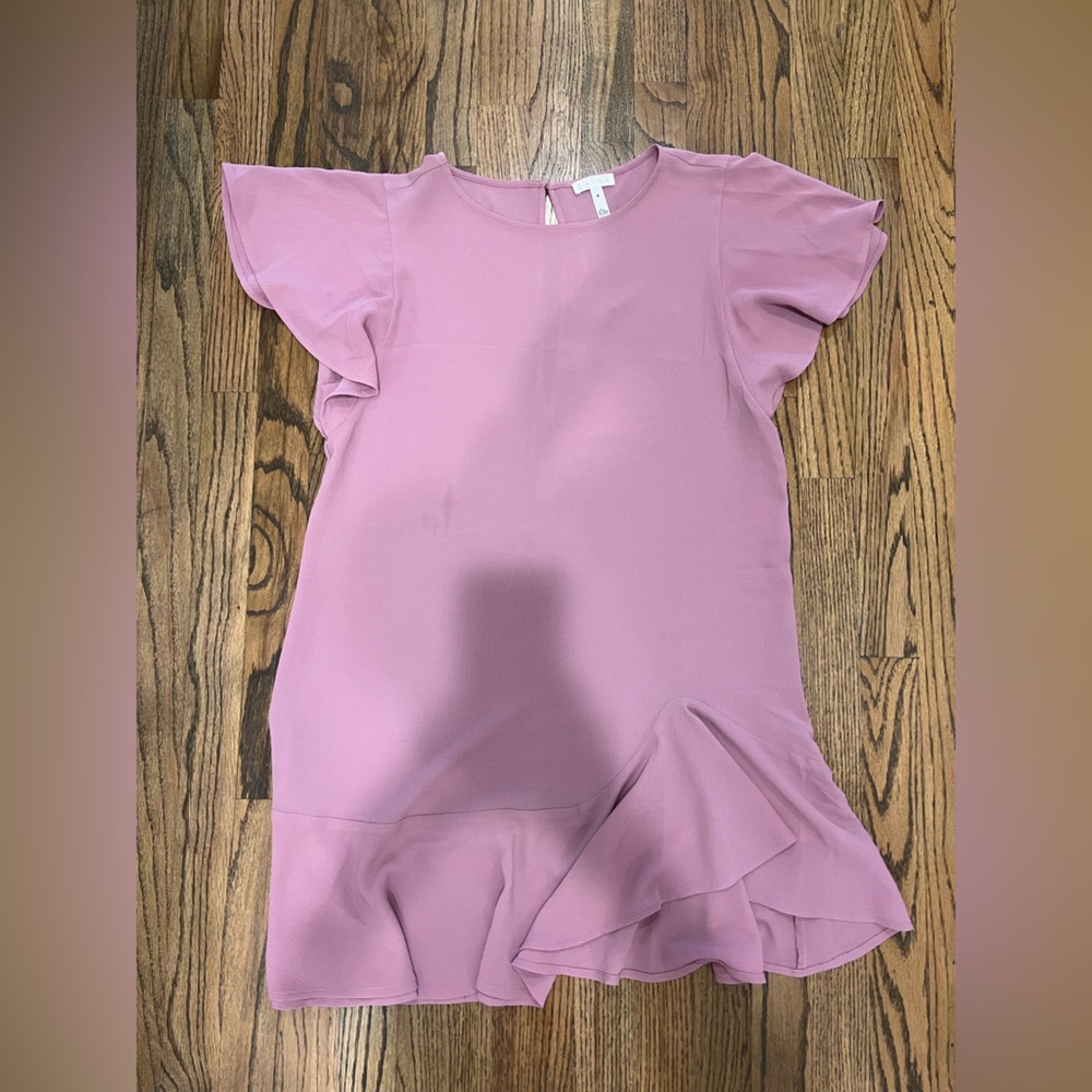 Leith Mauve Short Sleeve Dress